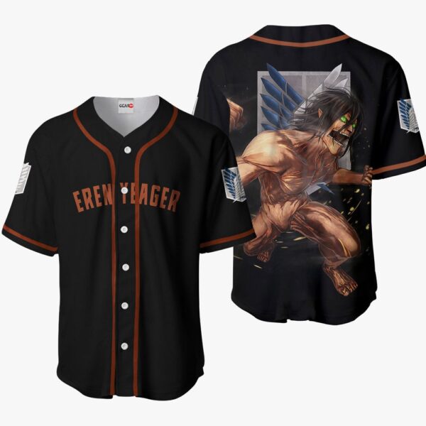 Eren Yeager Titan Baseball Jersey