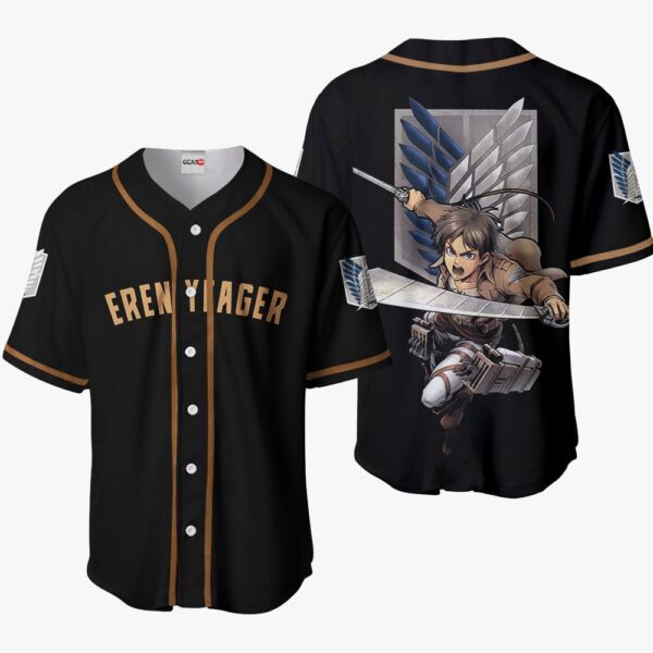 Eren Yeager Baseball Jersey
