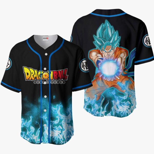 Goku Super Saiyan Blue Baseball Jersey