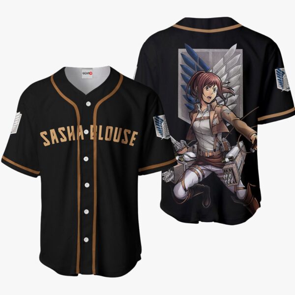 Sasha Blouse Baseball Jersey