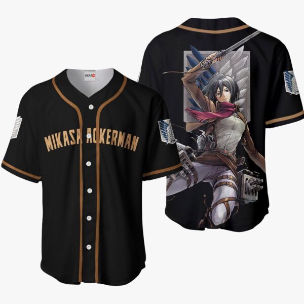 Mikasa Ackerman Baseball Jersey