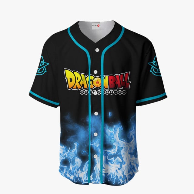 Vegeta Saiyan Blue Baseball Jersey