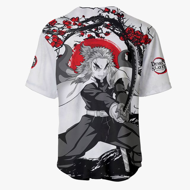 Kyoujurou Rengoku Baseball Jersey - Japan Style