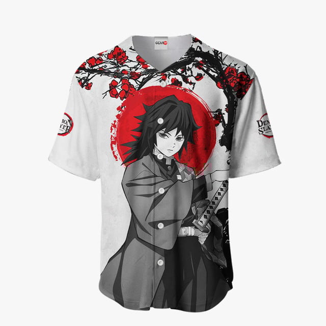 Giyuu Tomioka Baseball Jersey - Japan Style