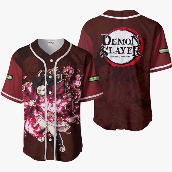 Nezuko Blood Demon Art Baseball Jersey