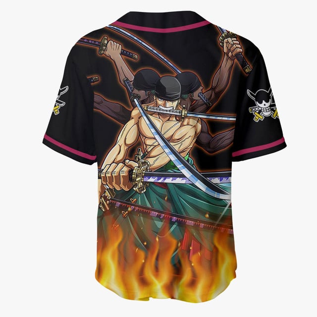 Roronoa Zoro Ashura Baseball Jersey OP Anime