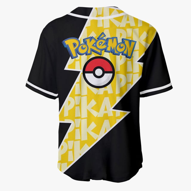 Pikachu Baseball Jersey Thunder Style