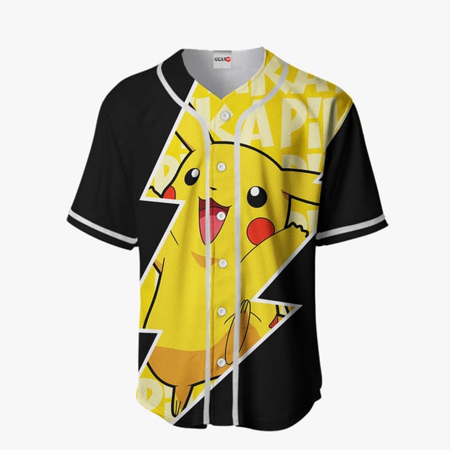Pikachu Baseball Jersey Thunder Style
