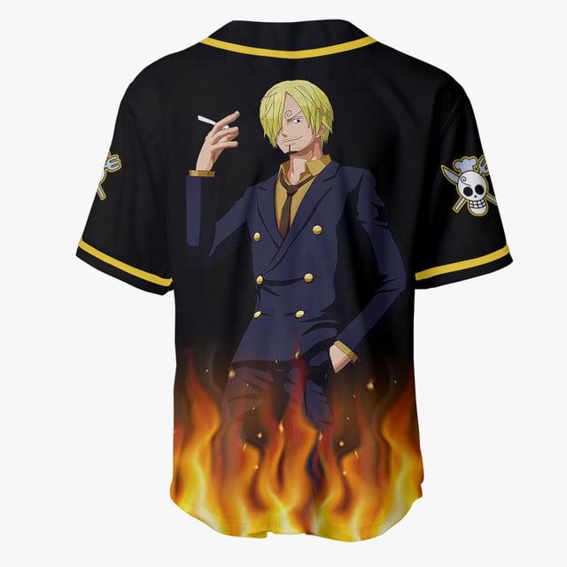 Sanji Vinsmoke Baseball Jersey OP Anime
