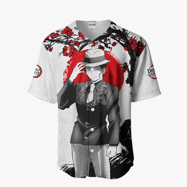Muzan Kibutsuji Baseball Jersey - Japan Style