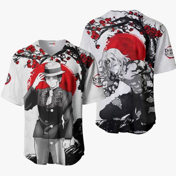 Muzan Kibutsuji Baseball Jersey - Japan Style