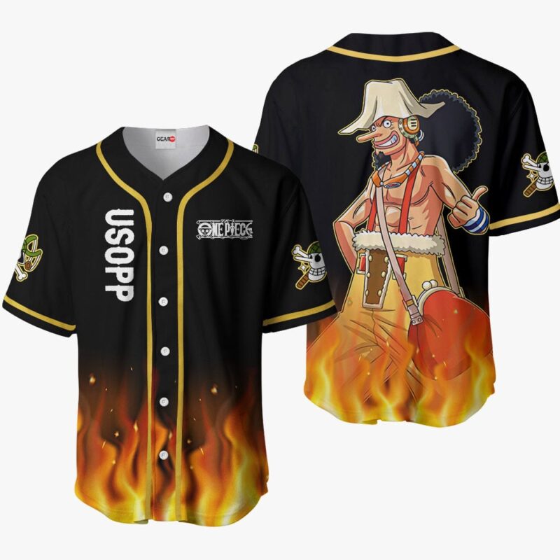 Usopp Baseball Jersey OP Anime
