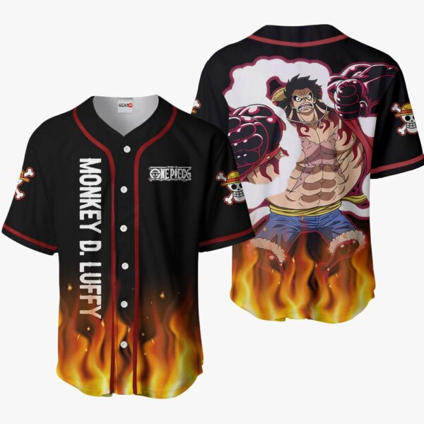 Monkey D Luffy Gear 4 Baseball Jersey OP Anime