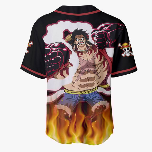Monkey D Luffy Gear 4 Baseball Jersey OP Anime