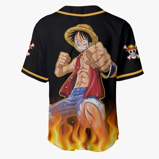 Monkey D Luffy Baseball Jersey OP Anime