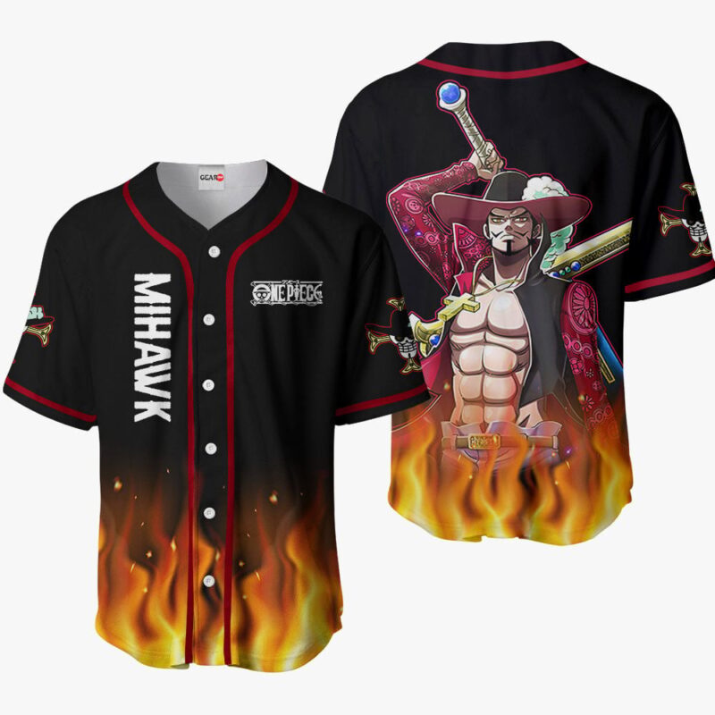Dracule Mihawk Baseball Jersey OP