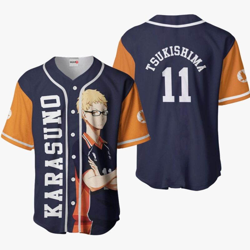 Kei Tsukishima Baseball Jersey