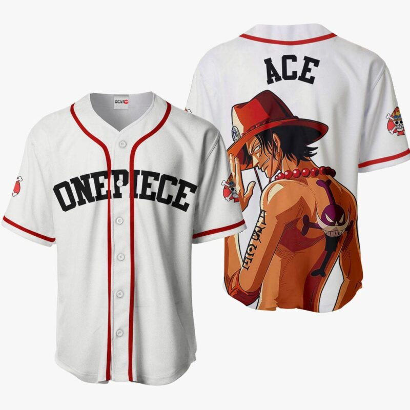 Portgas D Ace Baseball Jersey