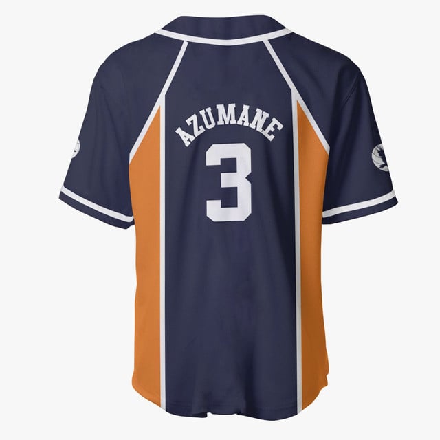 Asahi Azumane Baseball Jersey Costume