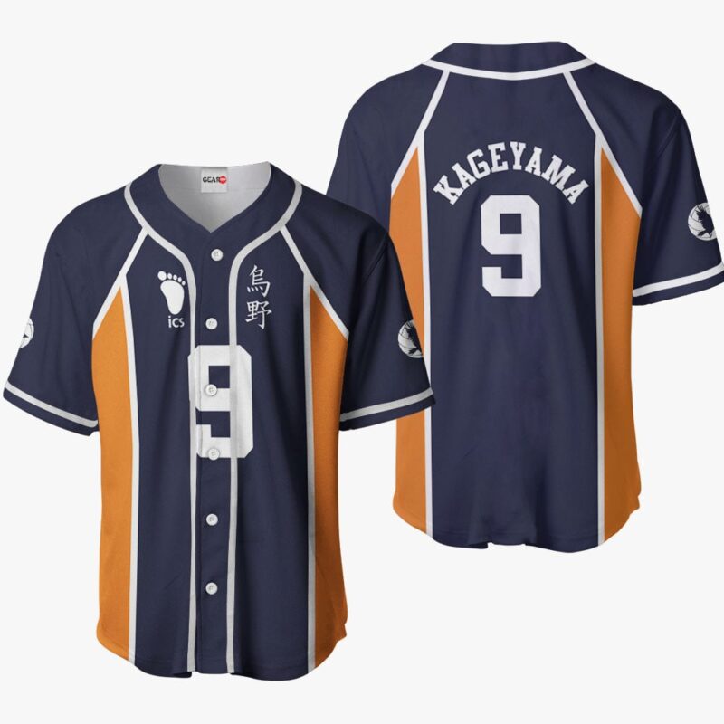 Tobio Kageyama Baseball Jersey Costume