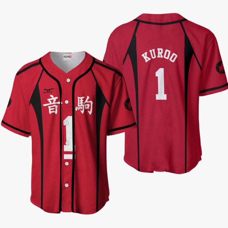 Tetsurou Kuroo Baseball Jersey Costume