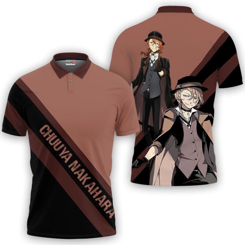 Chuuya Nakahara Polo Shirt Design