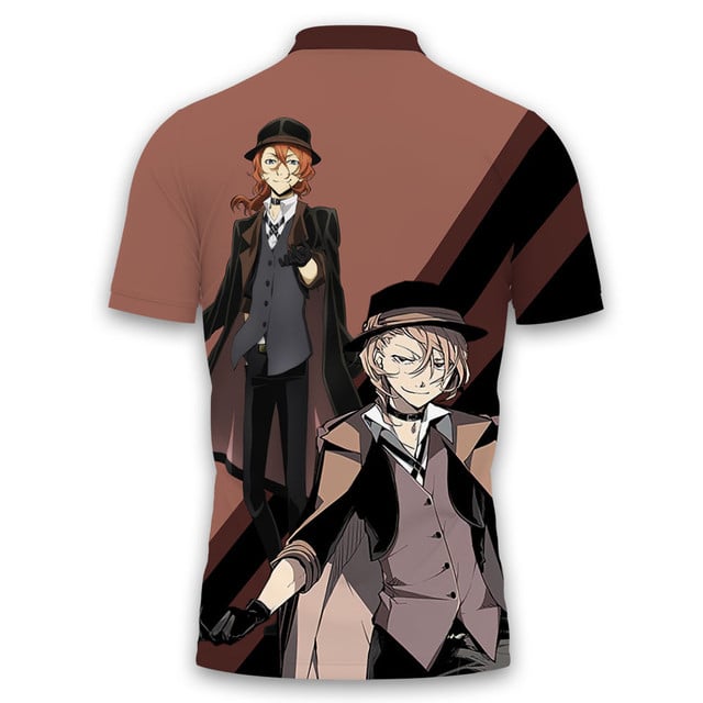 Chuuya Nakahara Polo Shirt Design