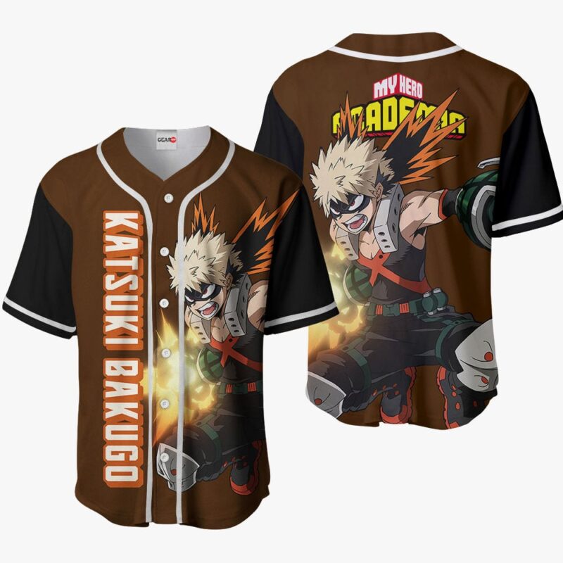 Katsuki Bakugo Baseball Jersey
