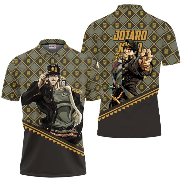 Jotaro Kujo Polo Shirt JJBA Anime