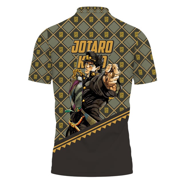 Jotaro Kujo Polo Shirt JJBA Anime