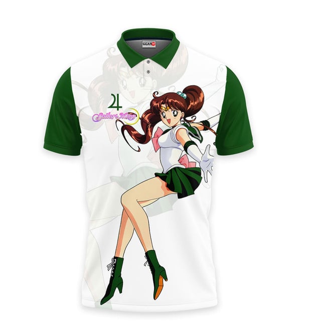 Sailor Jupiter Polo Shirt - Fan Drop