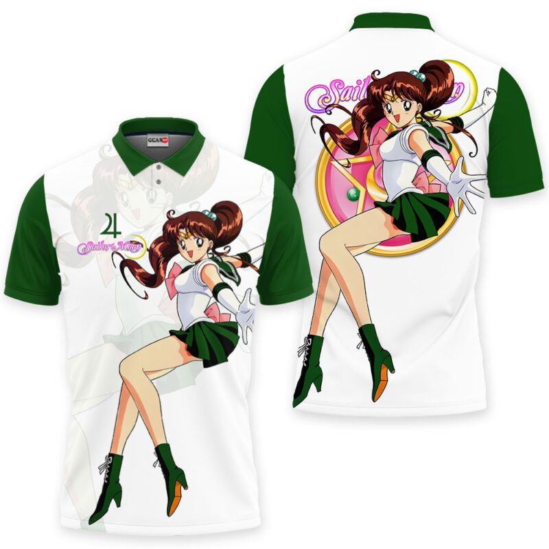 Sailor Jupiter Polo Shirt - Fan Drop