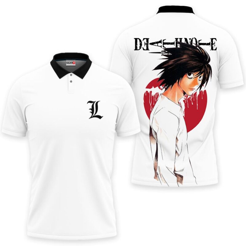 L Lawliet Polo Shirt D-note