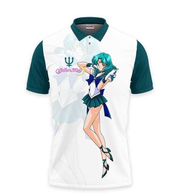 Sailor Neptune Polo Shirt - Fan Drop