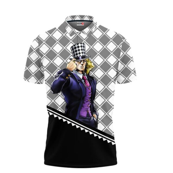 Robert EO Speedwagon Polo Shirt JJBA Anime