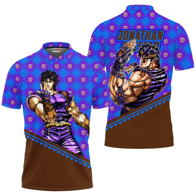 Jonathan Joestar Polo Shirt JJBA Anime