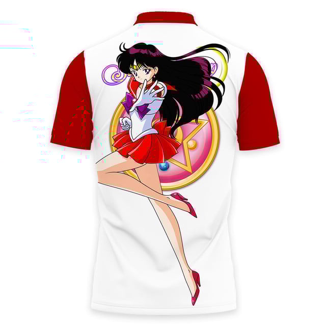 Sailor Mars Polo Shirt - Fan Drop