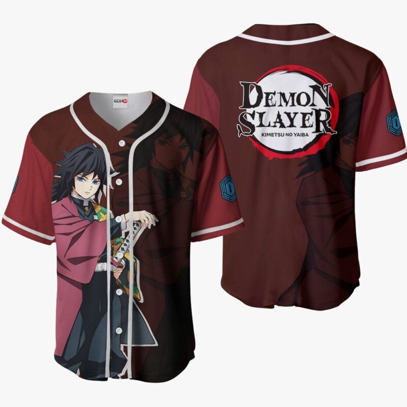 Giyu Tomioka Baseball Jersey