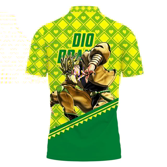 Dio Brando Polo Shirt JJBA Anime
