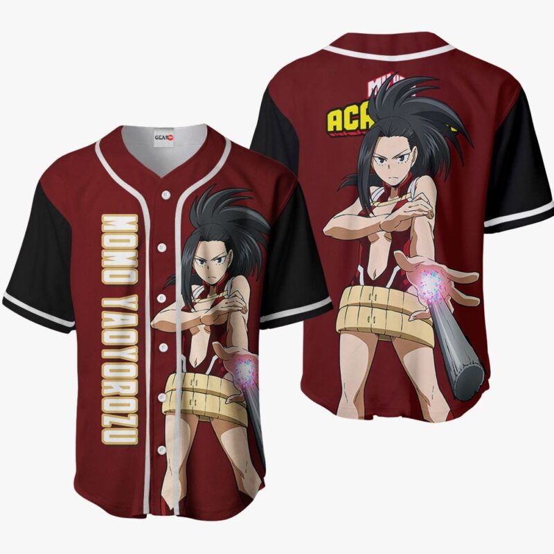 Momo Yaoyorozu Baseball Jersey
