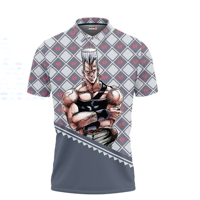 Jean-Pierre Polnareff Polo Shirt JJBA Anime