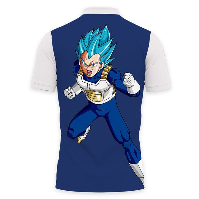 Vegeta Blue Polo Shirt Gift Idea