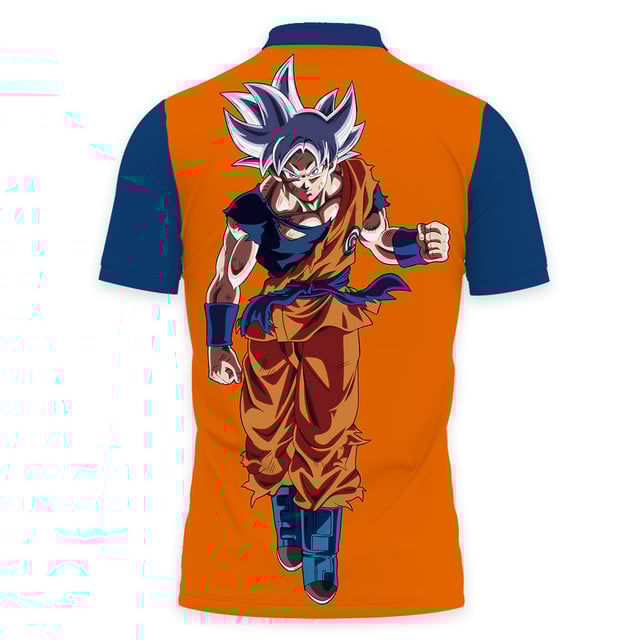 Goku Ultra Instinct Polo Shirt Design