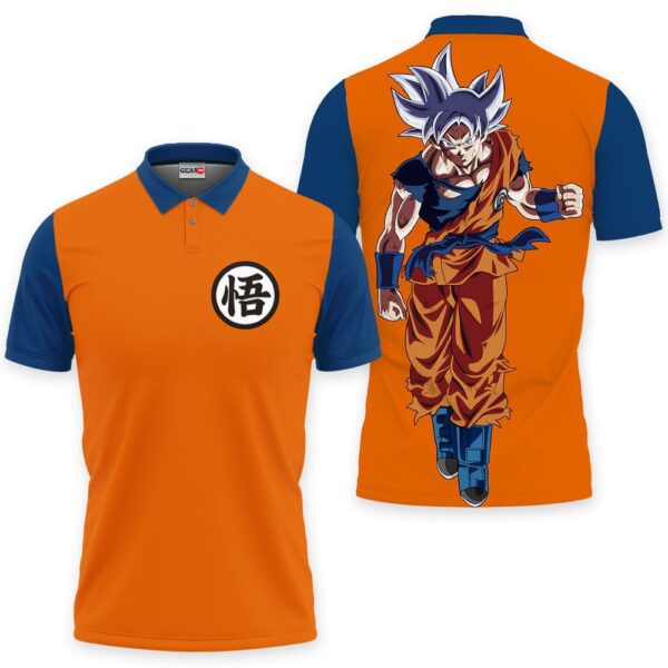 Goku Ultra Instinct Polo Shirt Design