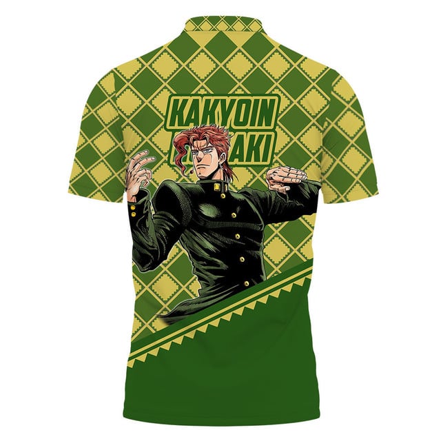 Noriaki Kakyoin Polo Shirt JJBA Anime