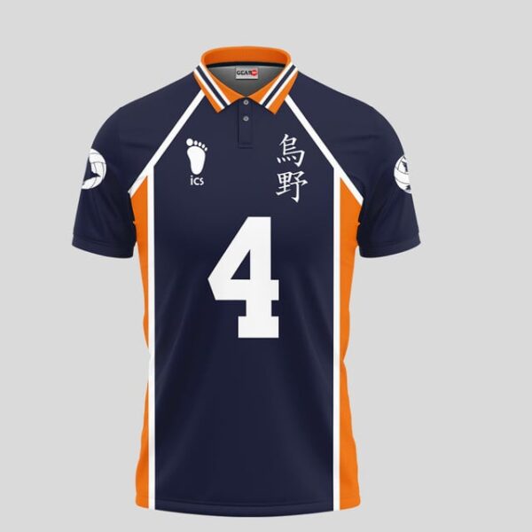 Yuu Nishinoya Polo Shirt Uniform Style