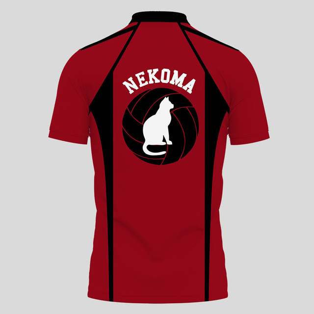 Nekoma Uniform Polo Shirt For Fans