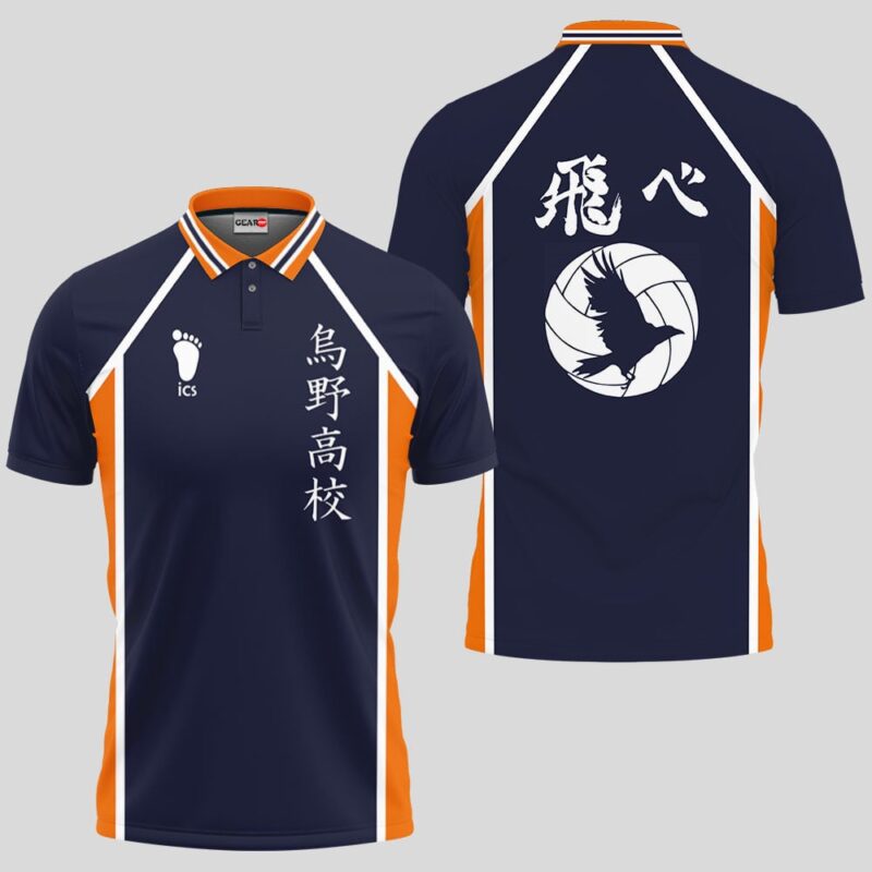 Karasuno Uniform Polo Shirt Great Gift Idea