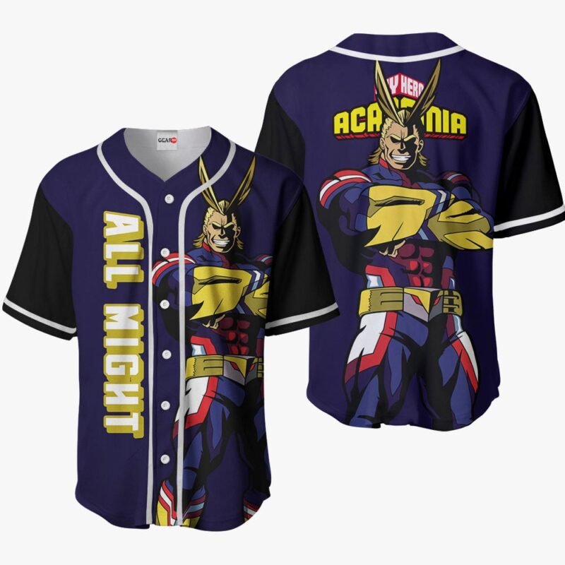 All Might Baseball Jersey
