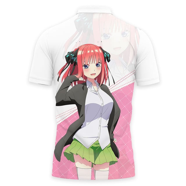 Nino Nakano Polo Shirt The Quintessential Quintuplets Anime